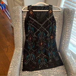 Black beaded dress